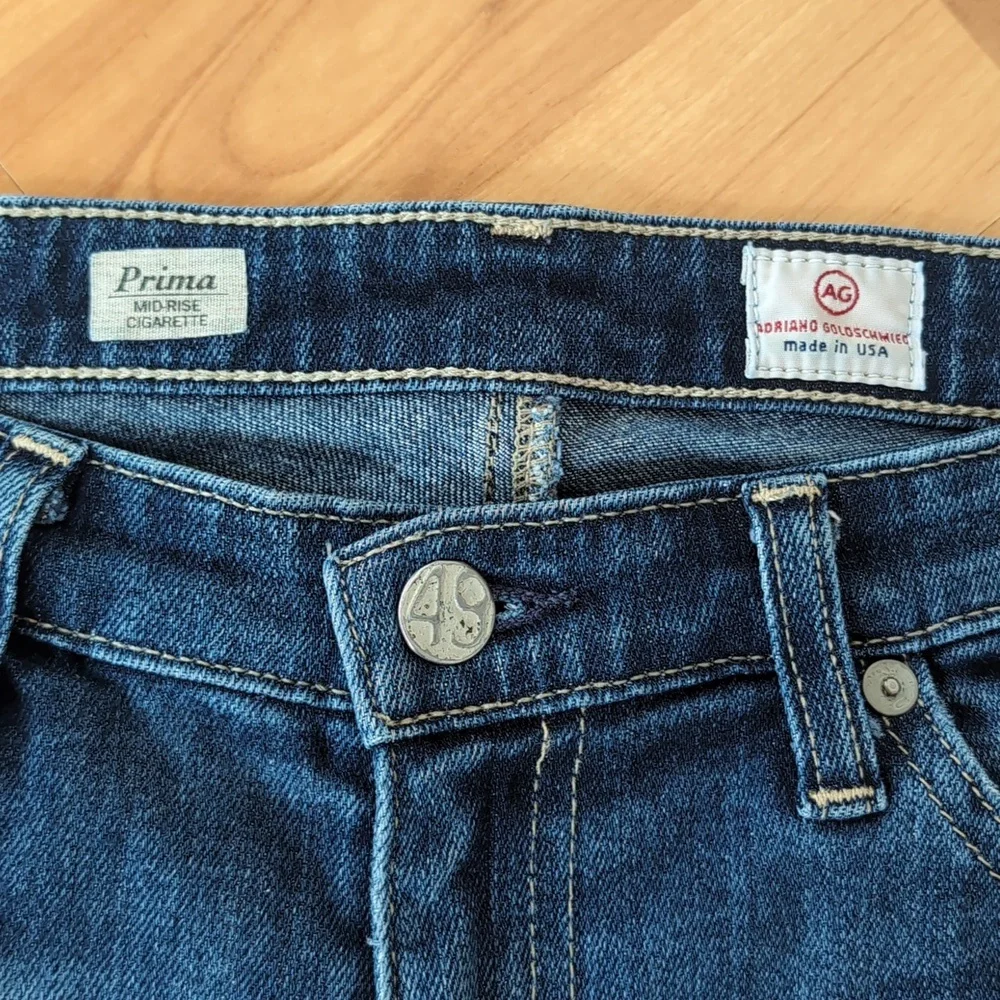 AG Prima Cigarette Ankle Jeans 27 11 Year Wash SLA - Picture 9 of 11